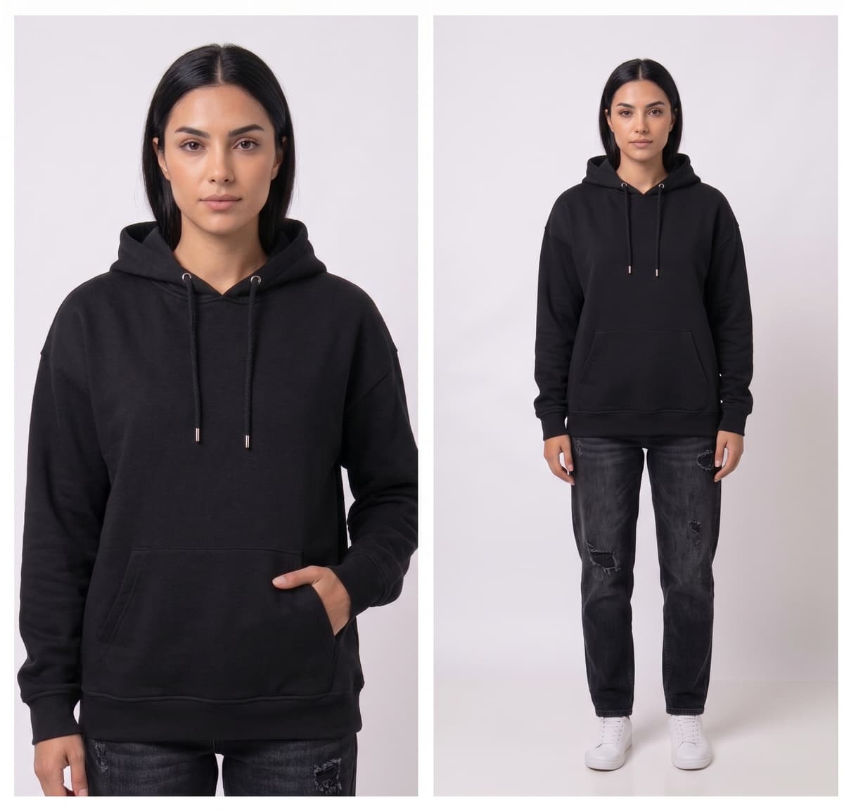 Kapşonlu Oversize Sweatshirt