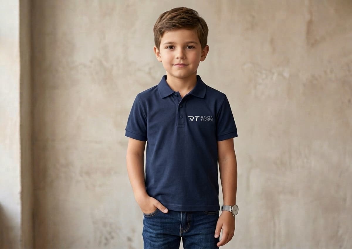 Polo Yaka Tişört Çocuk